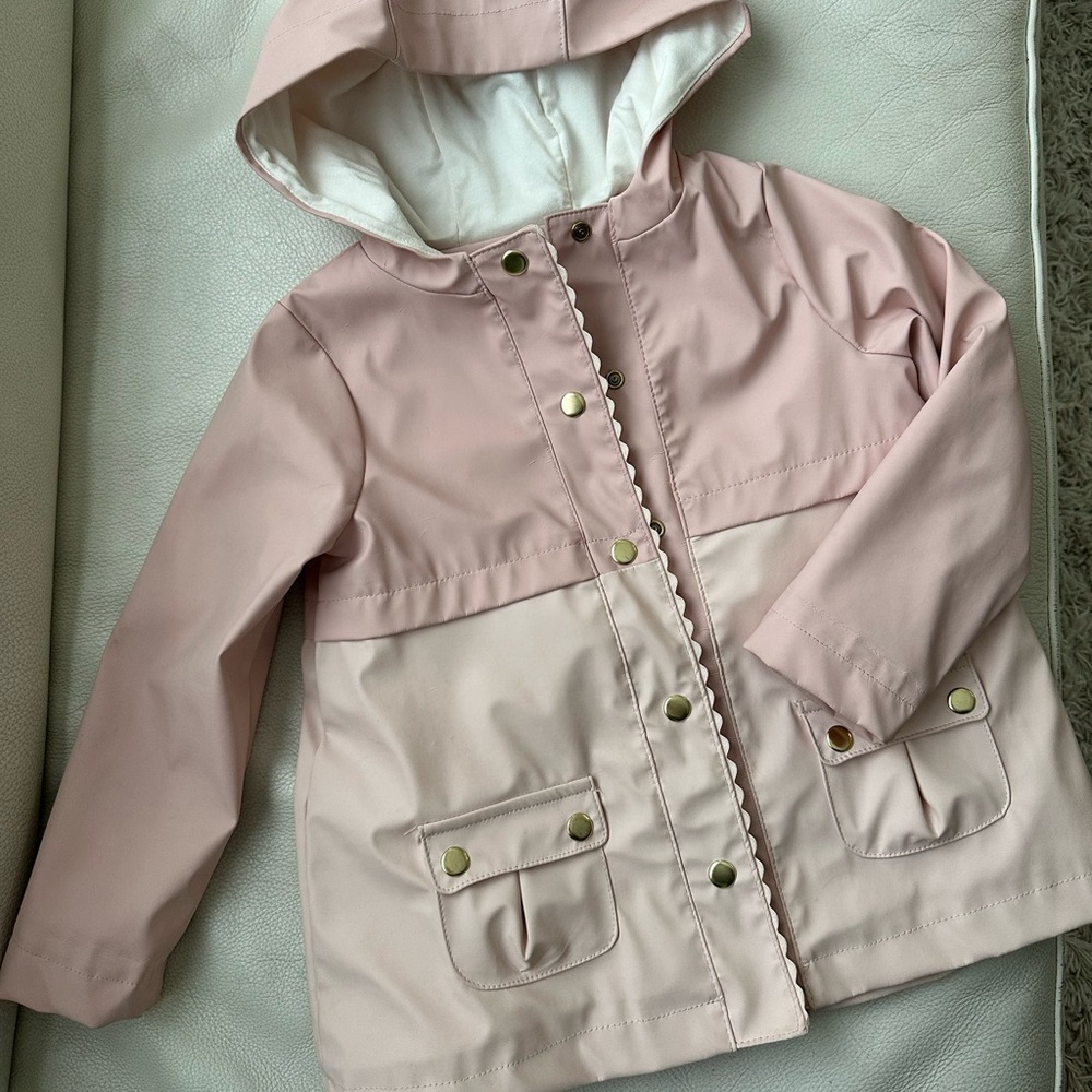 ☔️Girl Pink Rain Jacket